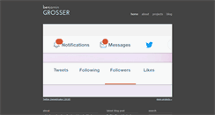 Desktop Screenshot of bengrosser.com